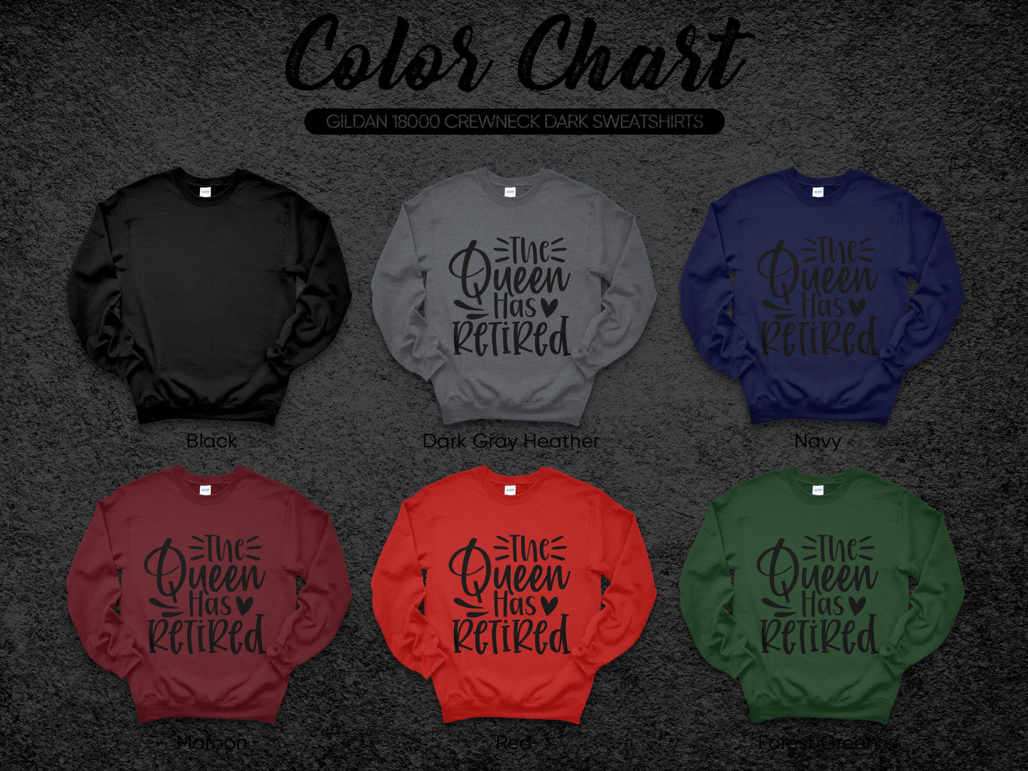 The Queen Has Retired Graphic Sweatshirt Product