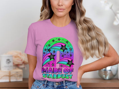 Made of Stardust Graphic Rainbow Stars T-shirt Product