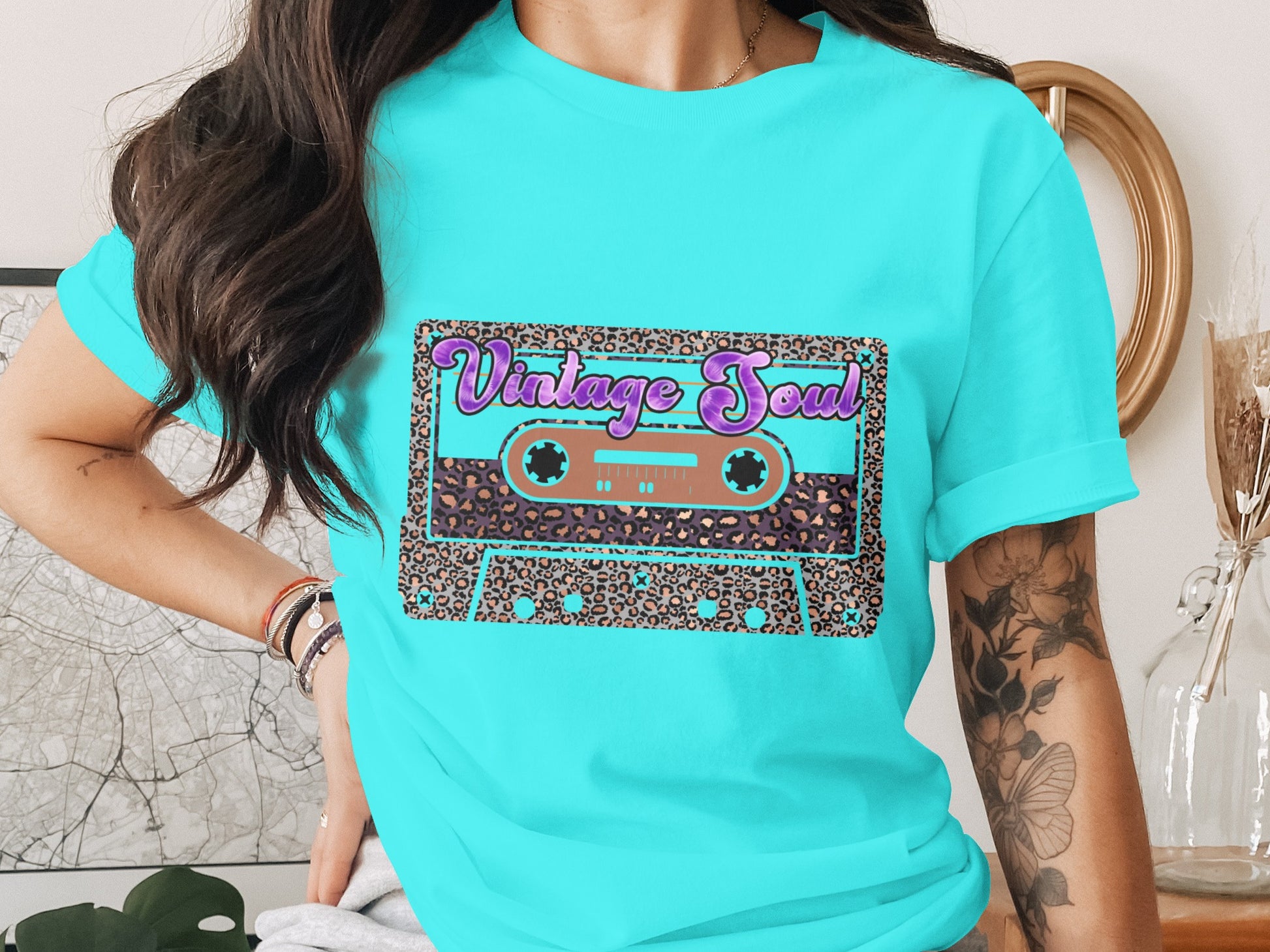Retro Cassette Tape Graphic Vintage Soul Shirt
