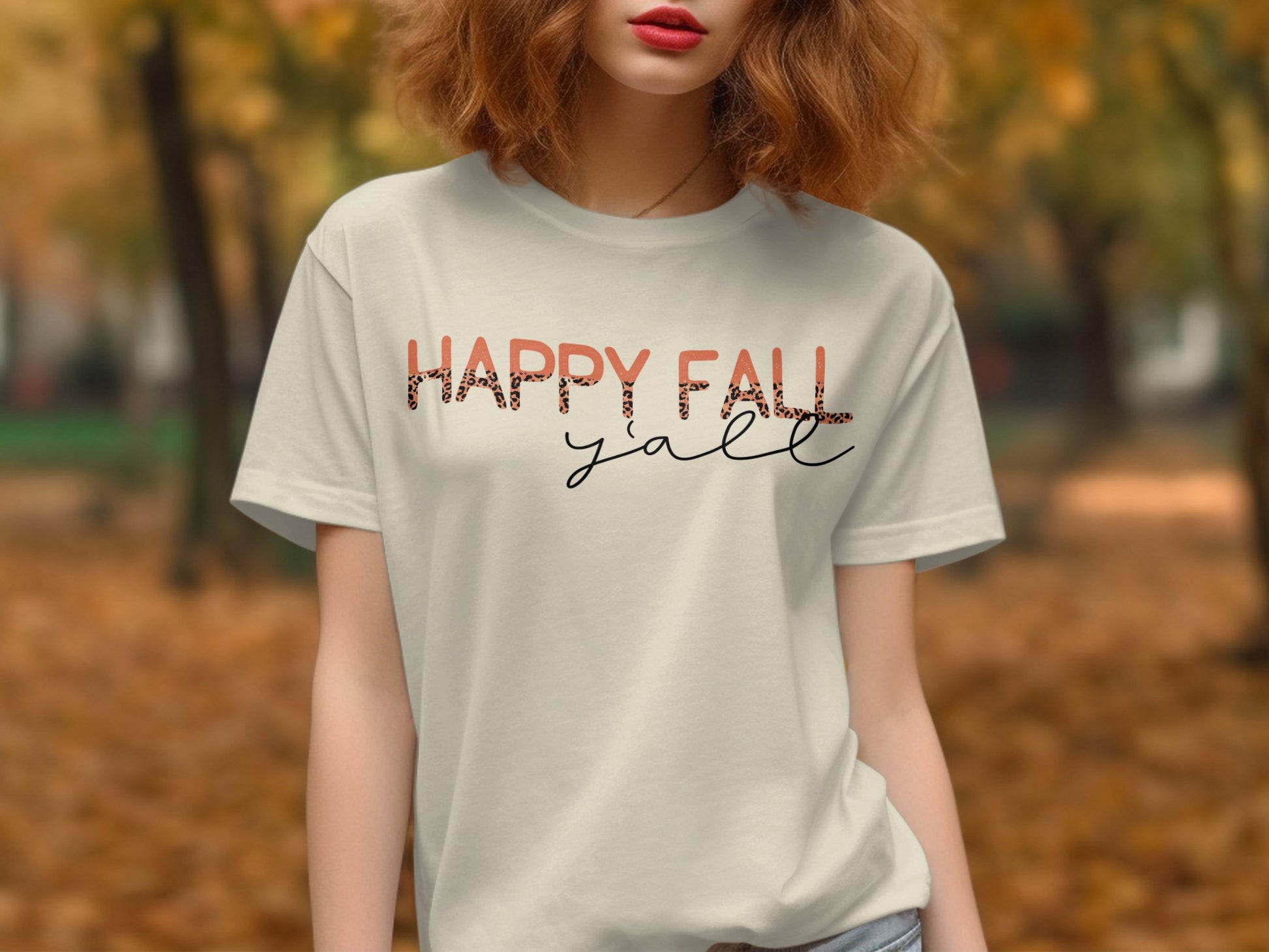 Happy Fall Y'all T-Shirt for Autumn Season
