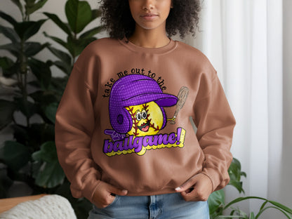 Take Me Out To The Ballgame Sports Sweatshirt