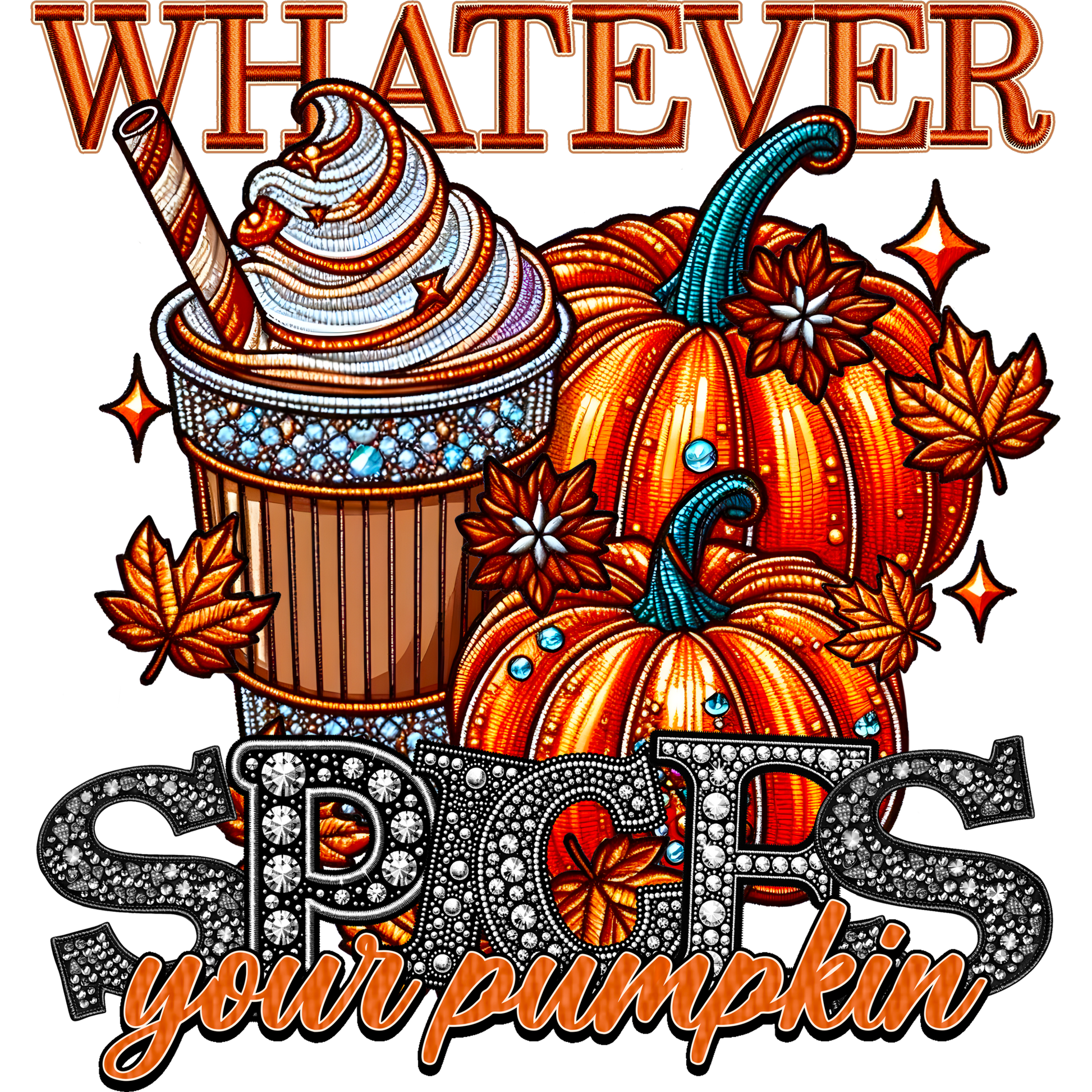 Whatever Spices Your Pumpkin Graphic Design
