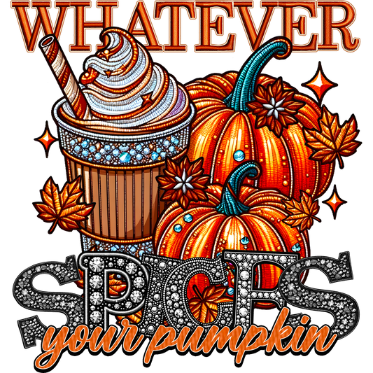 Whatever Spices Your Pumpkin Graphic Design