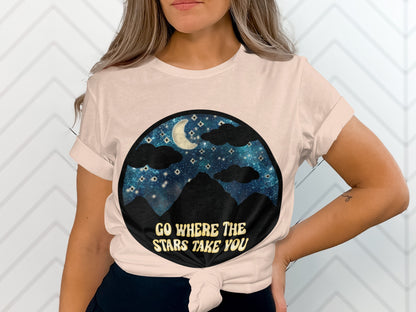 Go Where The Stars Take You Graphic T-Shirt