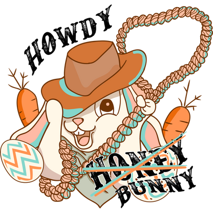 Howdy Honey Bunny Graphic with Carrots product