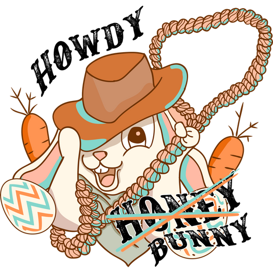 Howdy Honey Bunny Graphic with Carrots product