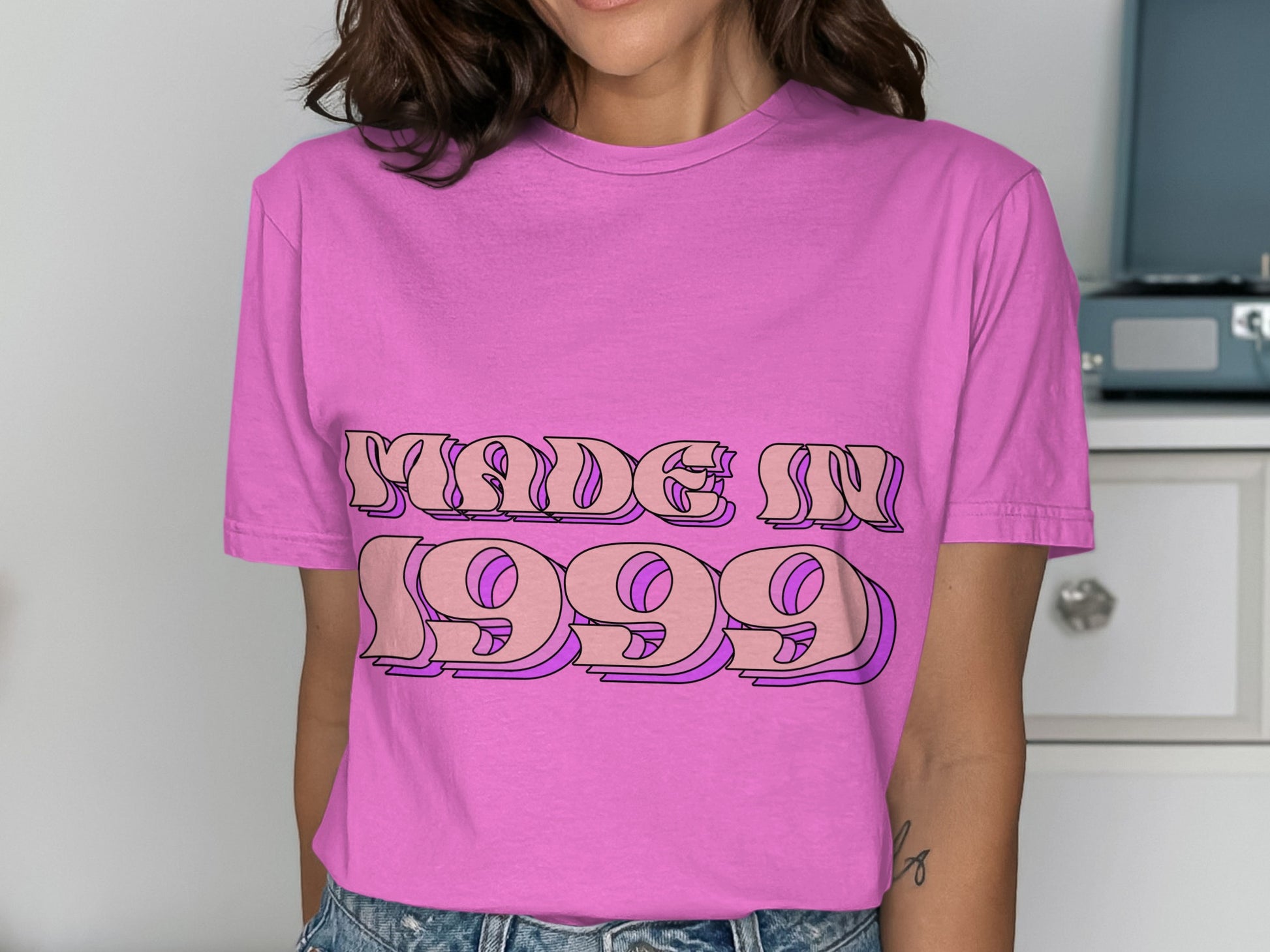 Made in 1999 Graphic Tee Perfect for Birthdays