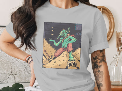 Green Goblin Graphic Printed Tee Shirt