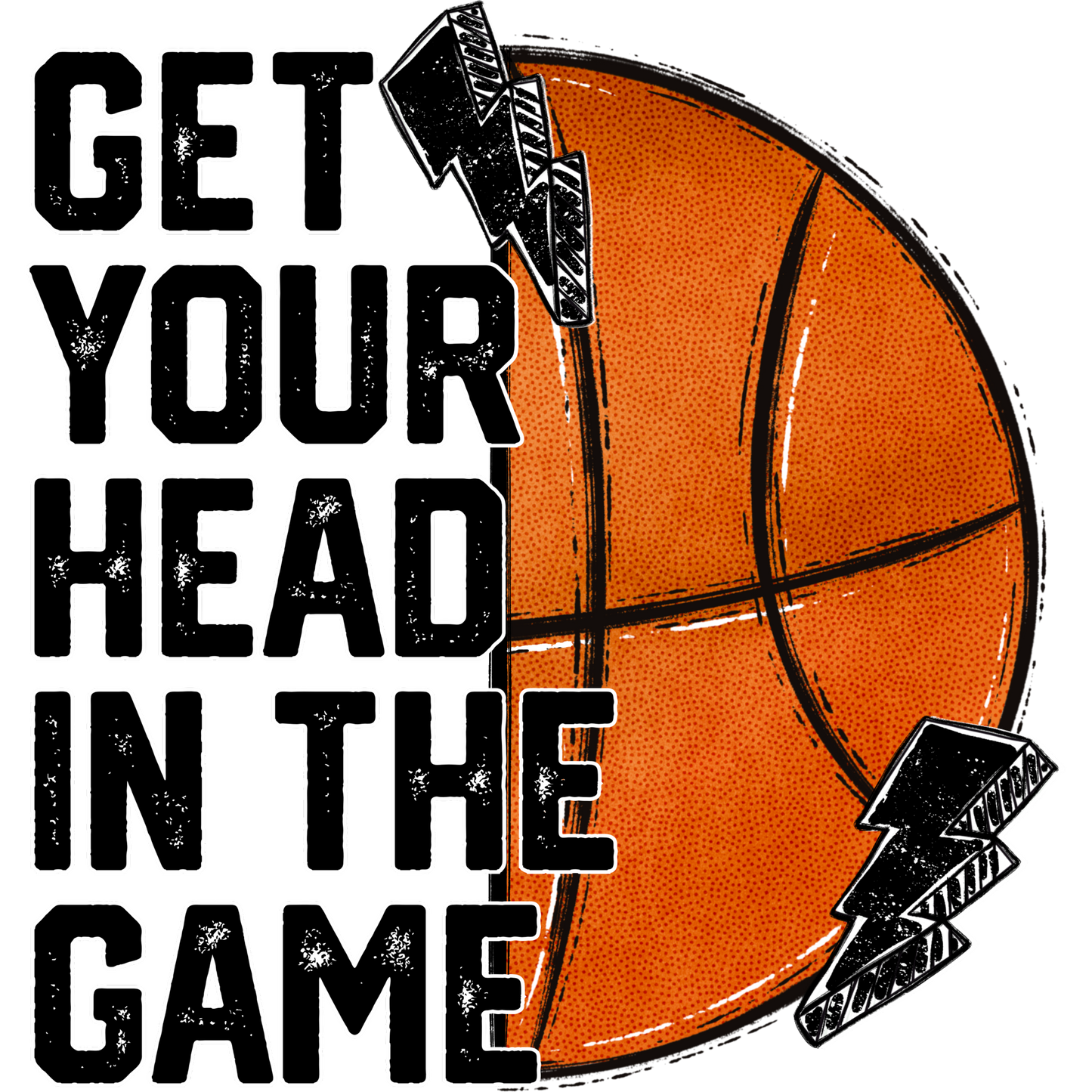 Get Your Head in the Game Basketball Decor