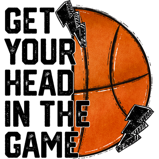Get Your Head in the Game Basketball Decor