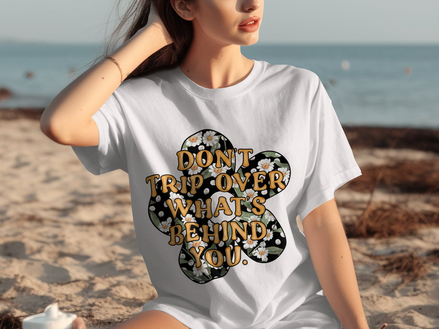 Don't Trip Over What's Behind You Graphic Tee