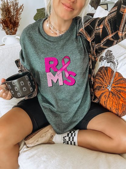 Breast Cancer Awareness RMS Graphic T-shirt