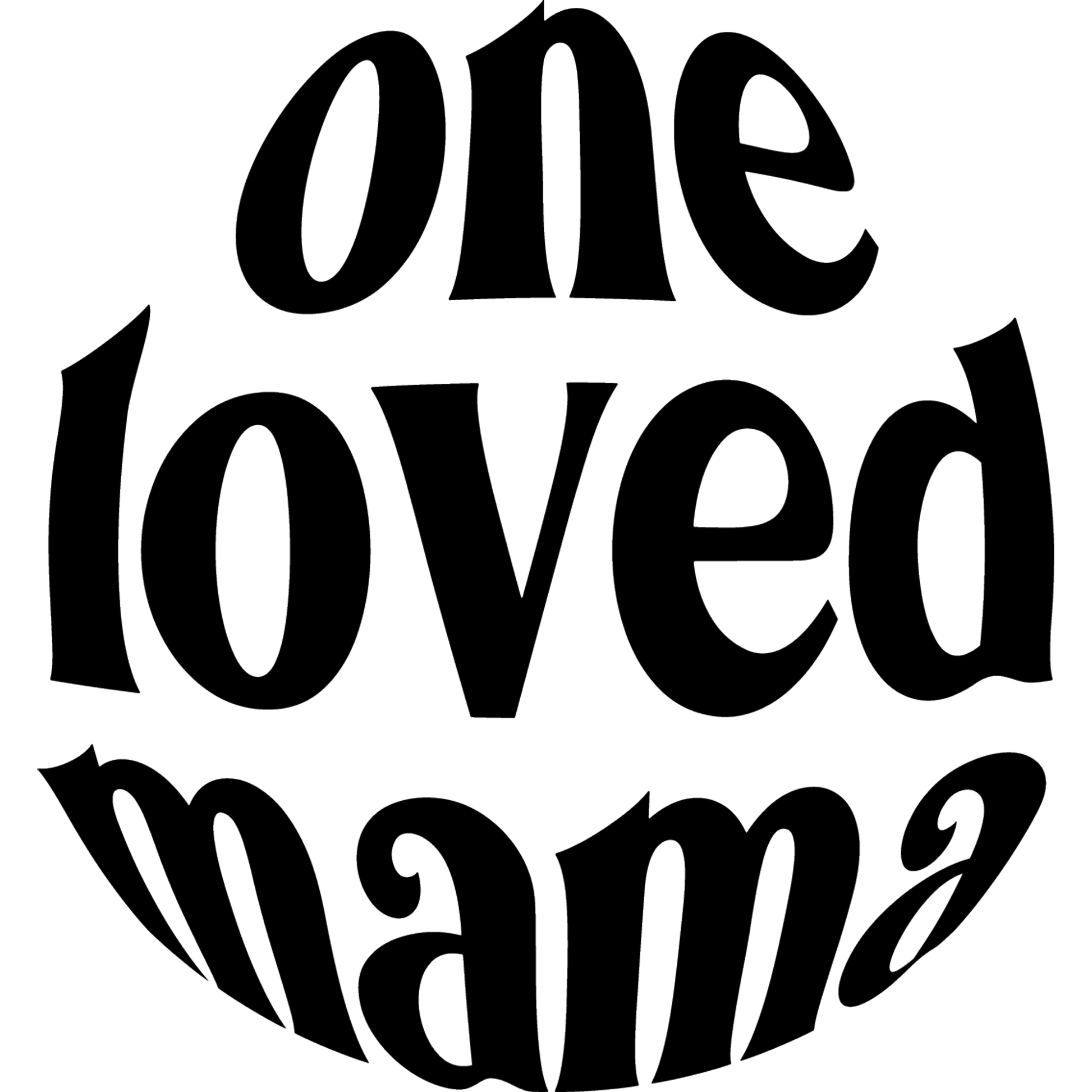 One Loved Mama Graphic Design Gift Item