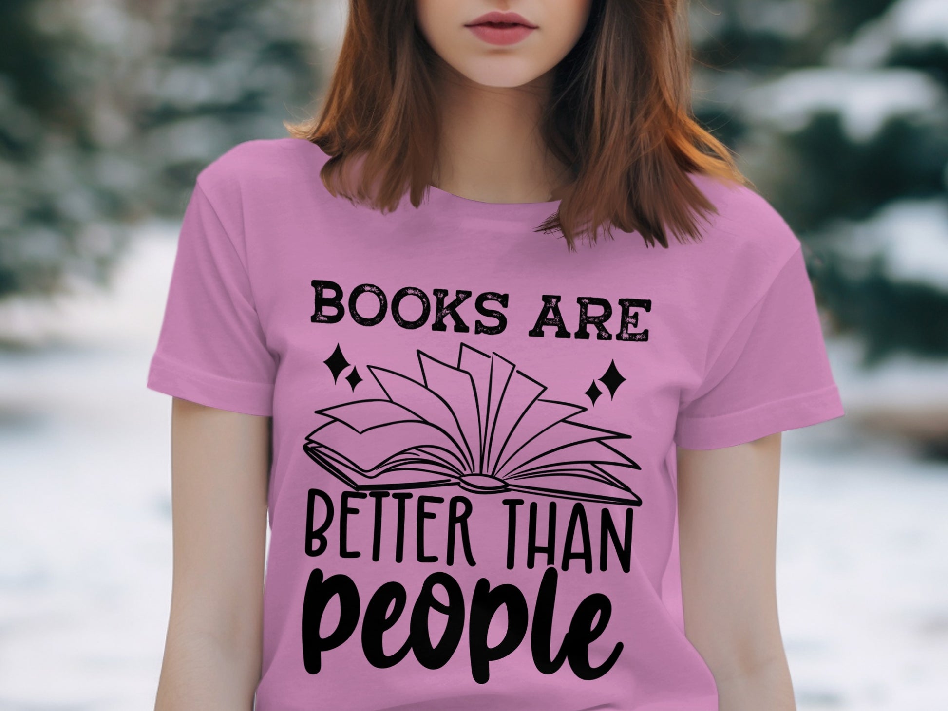 Books Are Better Than People T-shirt