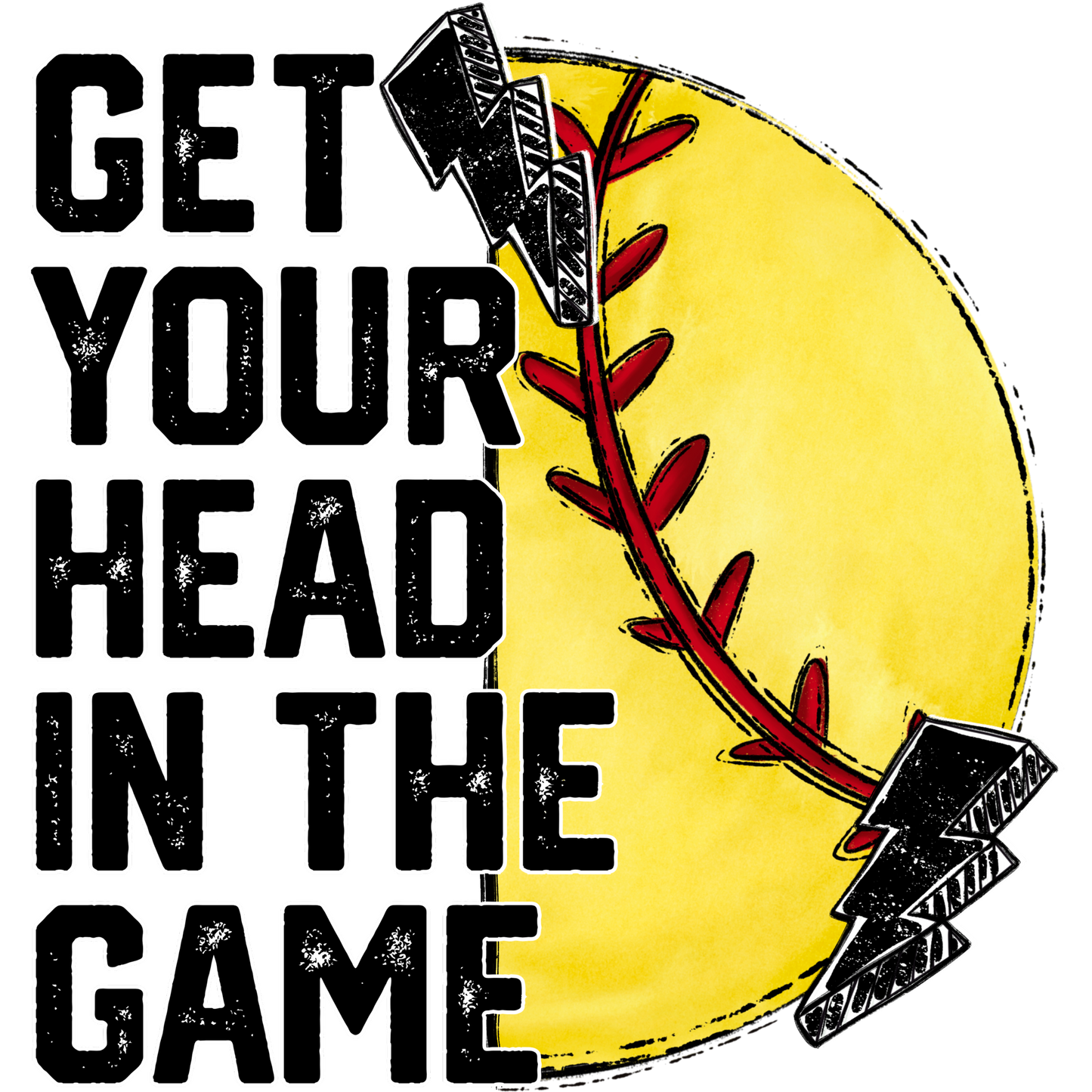 Get Your Head in the Game Baseball Softball product