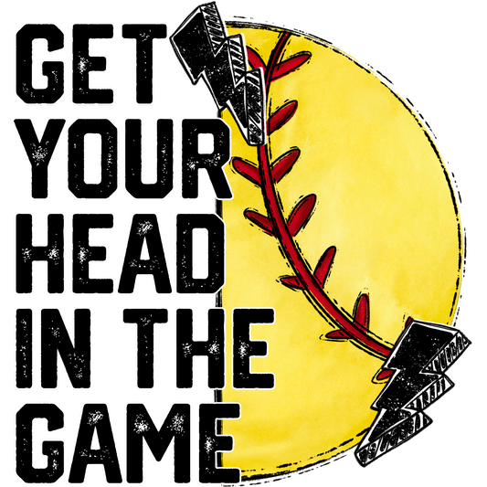 Get Your Head in the Game Baseball Softball product