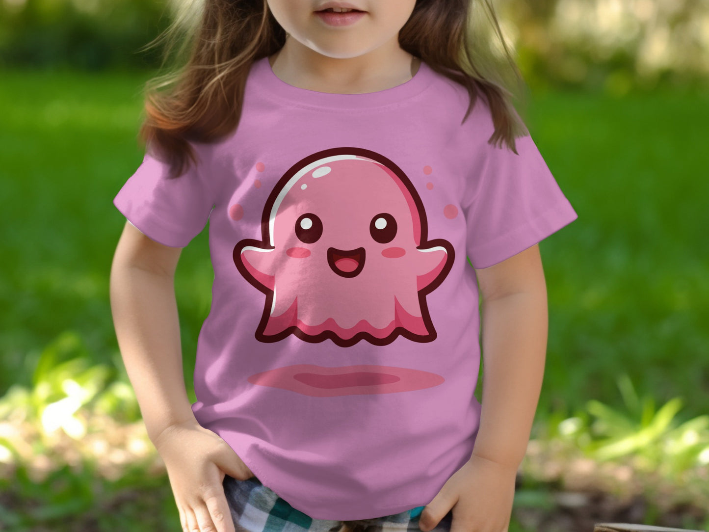 Cute Smiling Pink Jellyfish Toddler Shirt Product