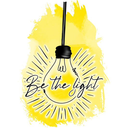 Inspirational Be The Light Wall Art Print