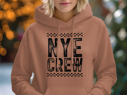 NYE Crew Hoodie with Bold Design for Stylish Wear