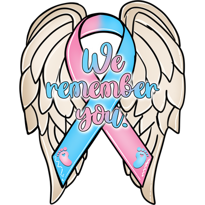 We Remember You Miscarriage Awareness Sticker