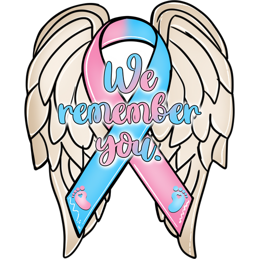 We Remember You Miscarriage Awareness Sticker