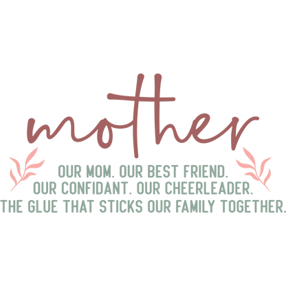 Inspirational Mother Quote Wall Art Decor