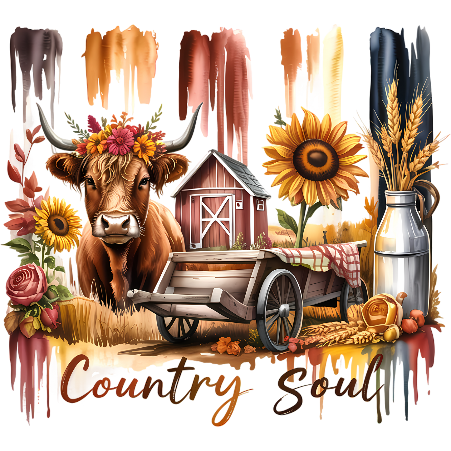 Country Soul Rustic Farmhouse Decor Artwork