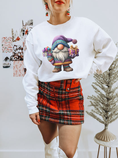 Festive Gnome Sweater Perfect for Holiday Season