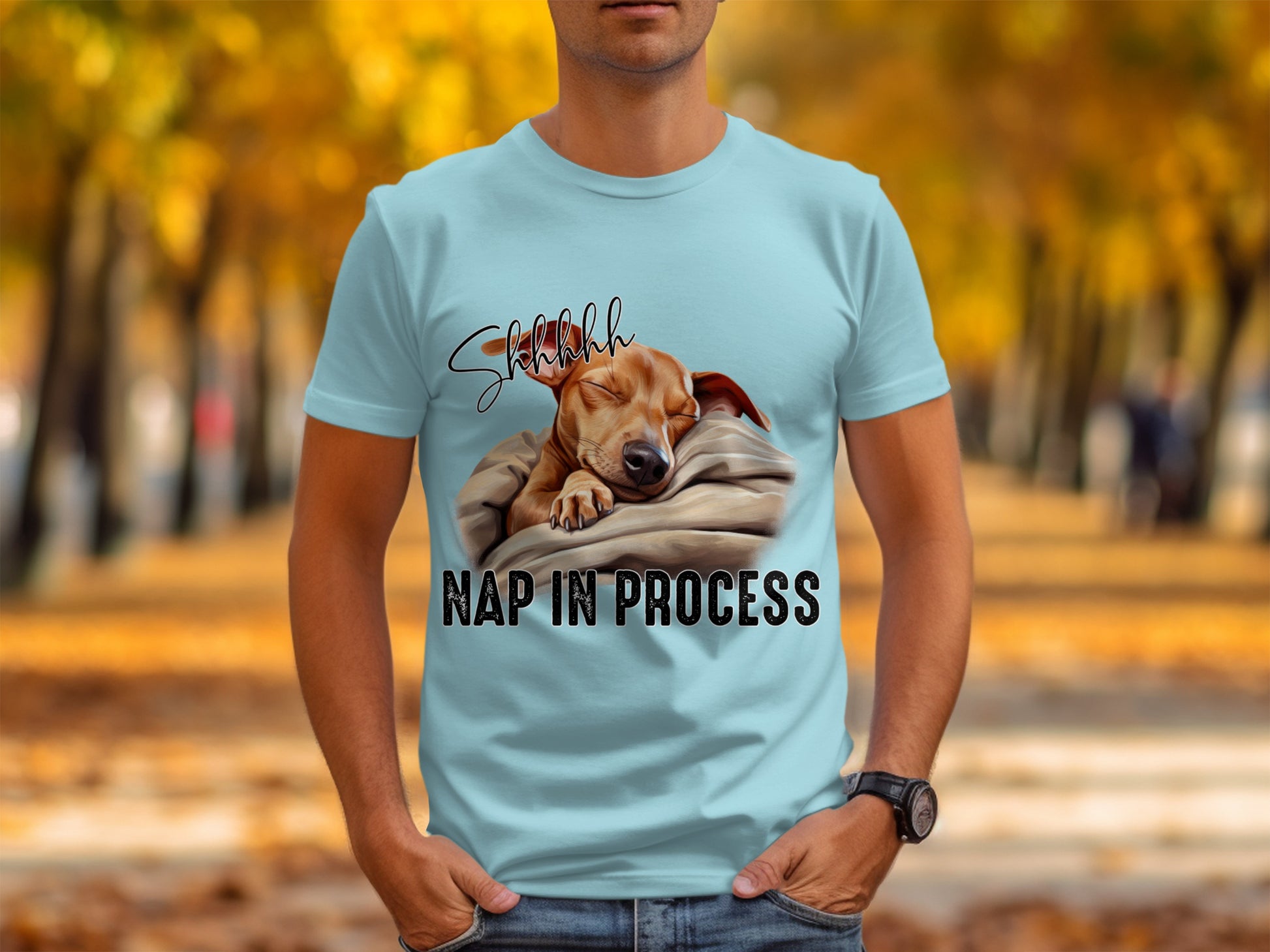 SHHHHH Nap In Process Graphic T-Shirt