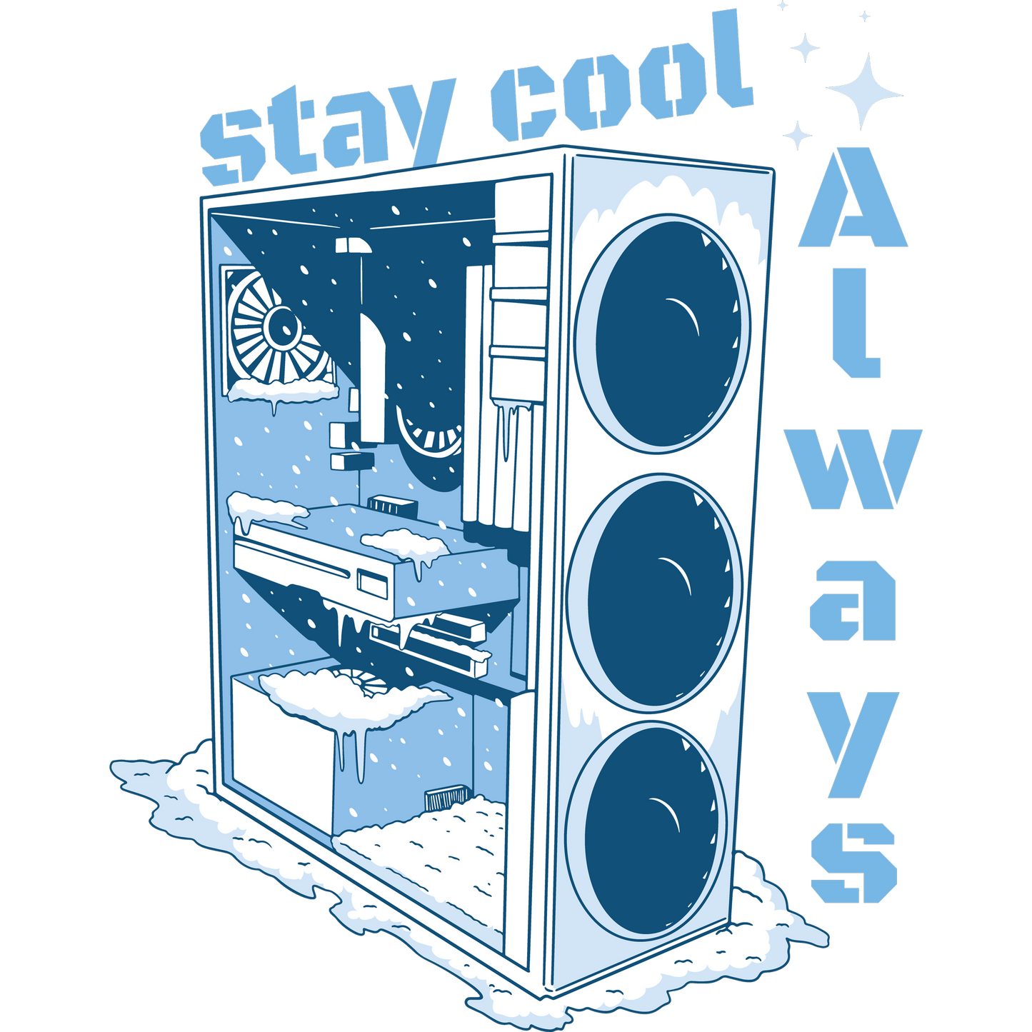 Stay Cool Always Computer Case Cooling Product
