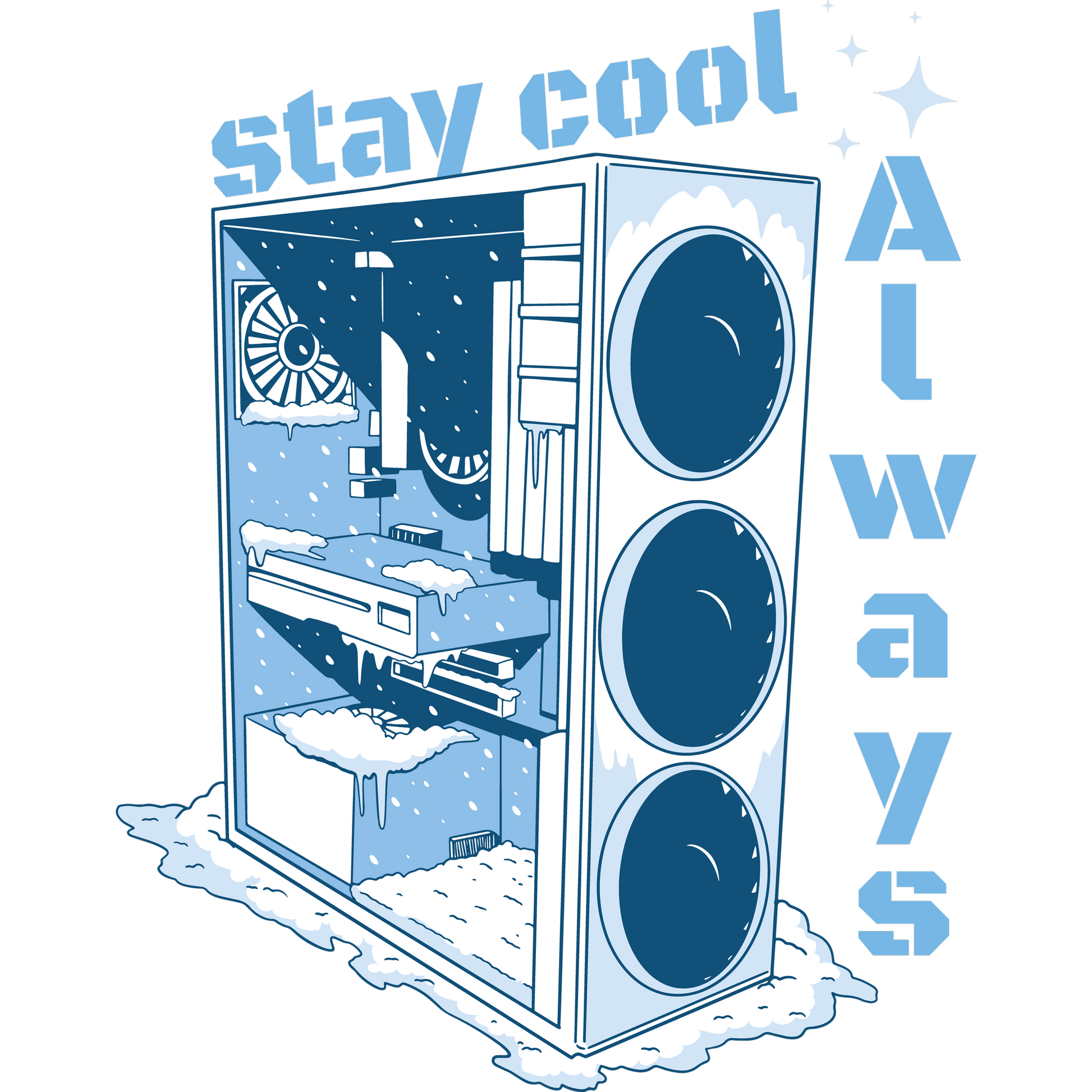 Stay Cool Always Computer Case Cooling Product