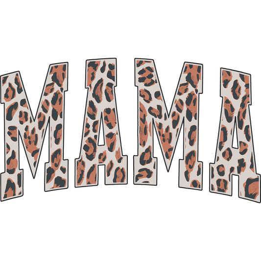 MAMA Leopard Print Design for Stylish Apparel Accessory
