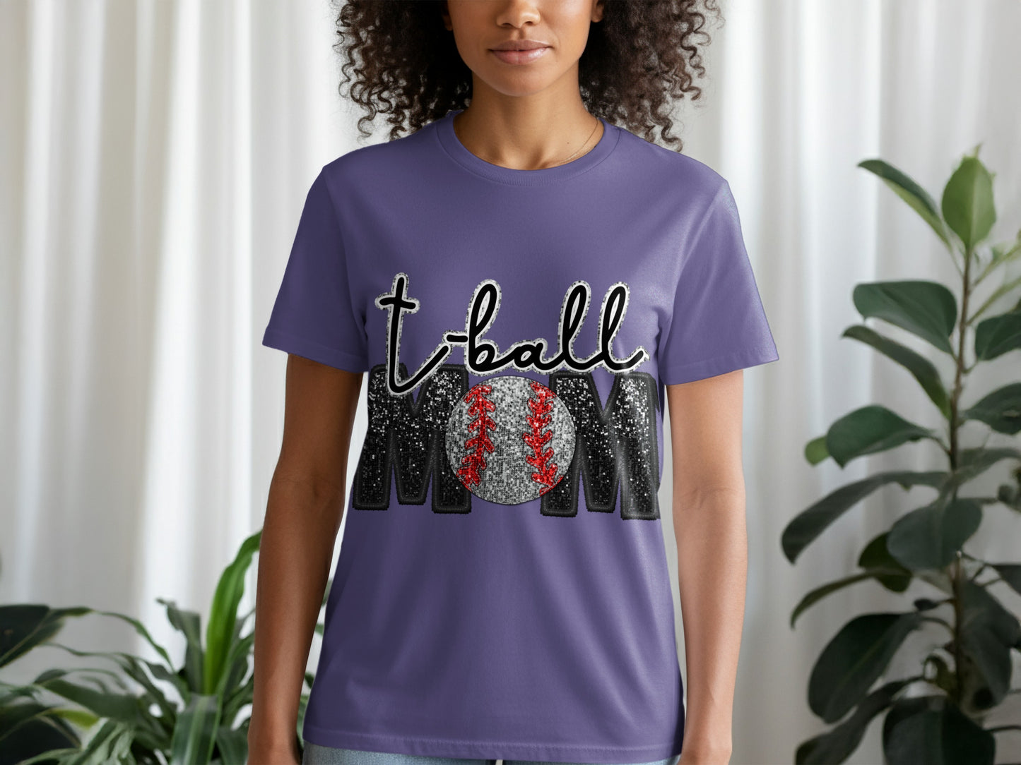 T-Ball Mom Shirt Sporty Casual Wear Tee Dress Up