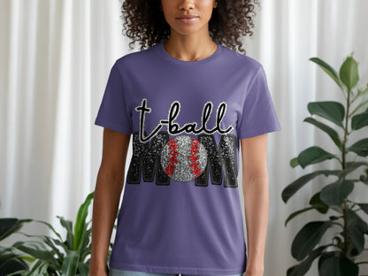 T-Ball Mom Shirt Sporty Casual Wear Tee Dress Up