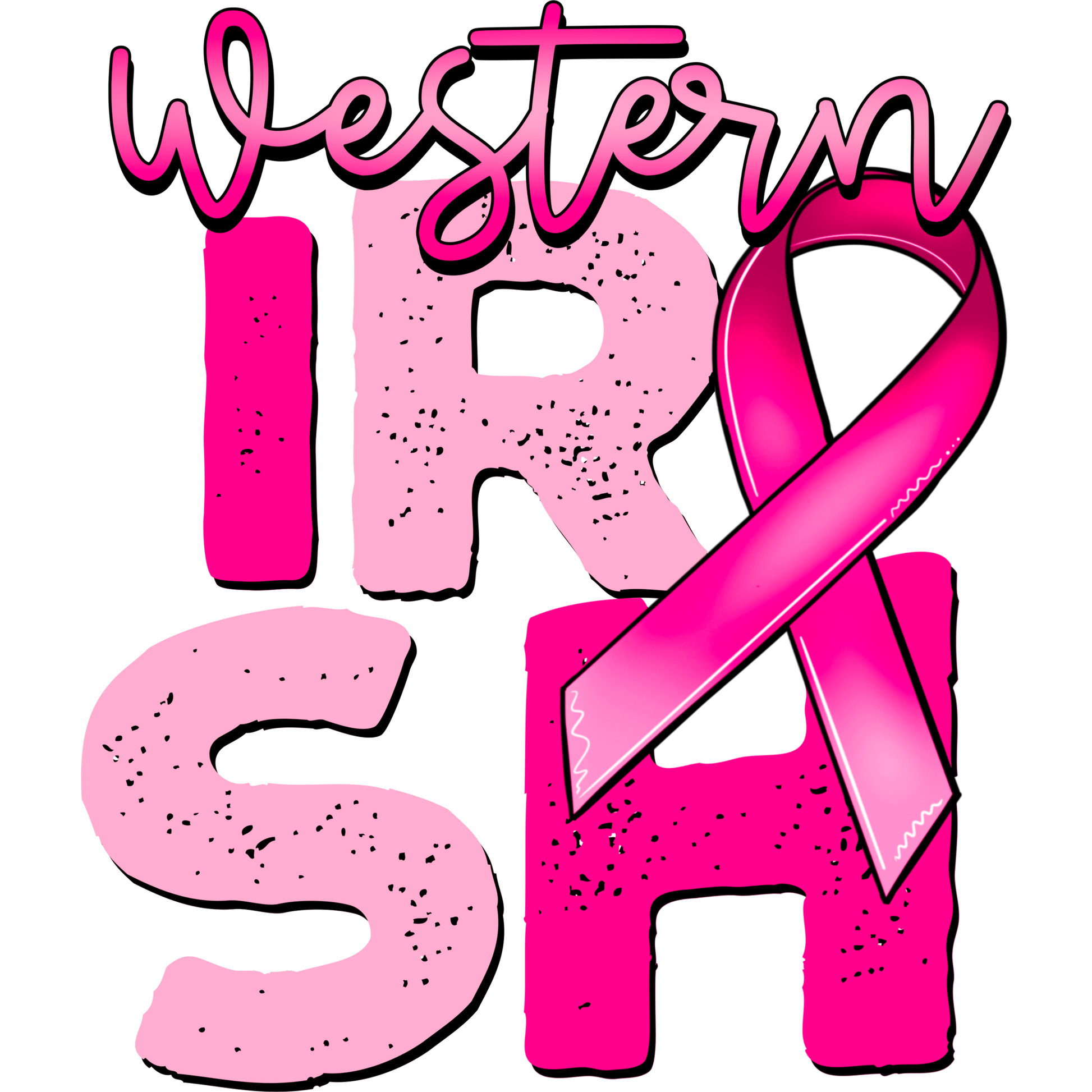 Western Irish Pink Ribbon Awareness Shirt