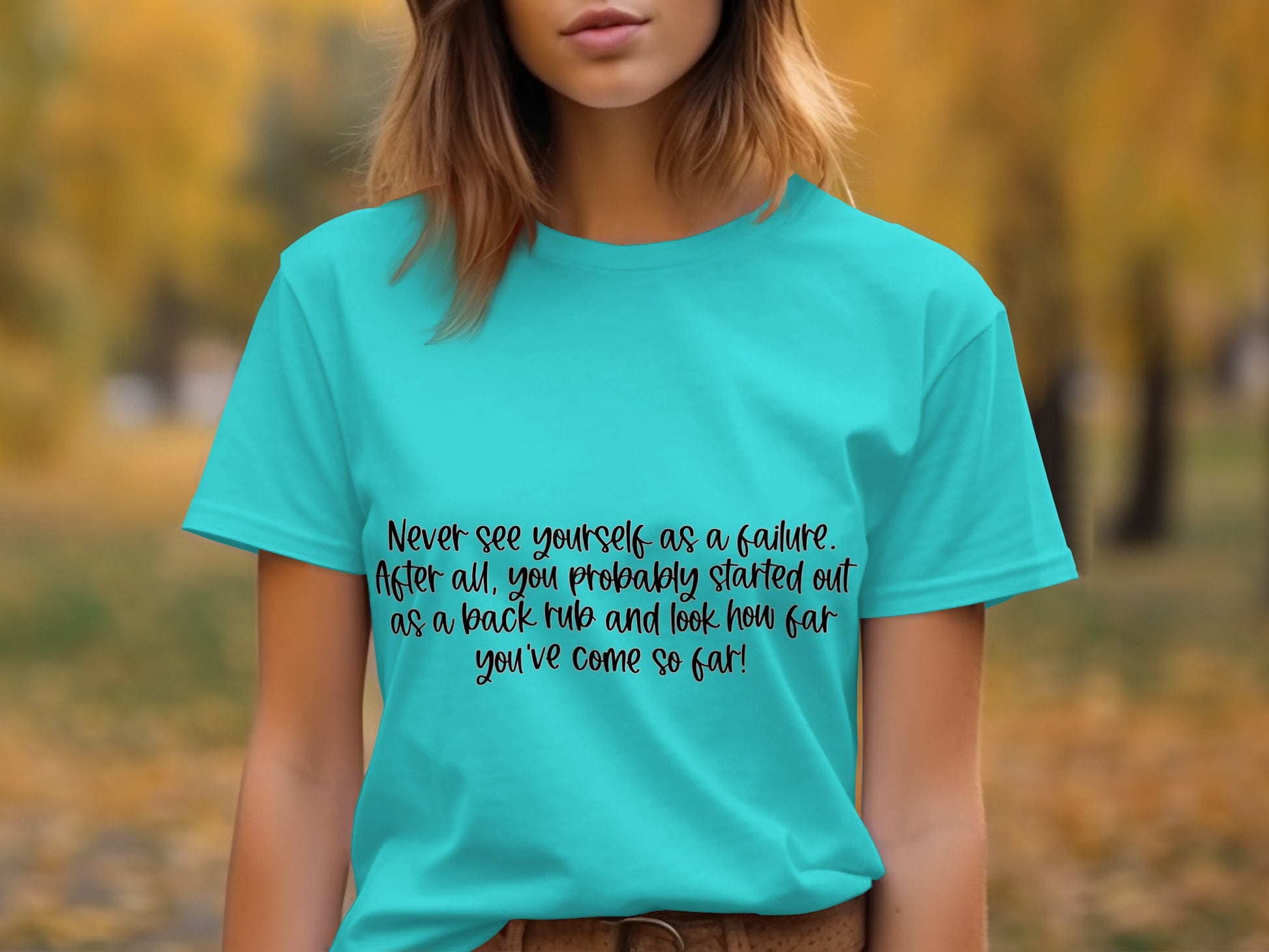 Inspirational Back Rub Quote T-Shirt