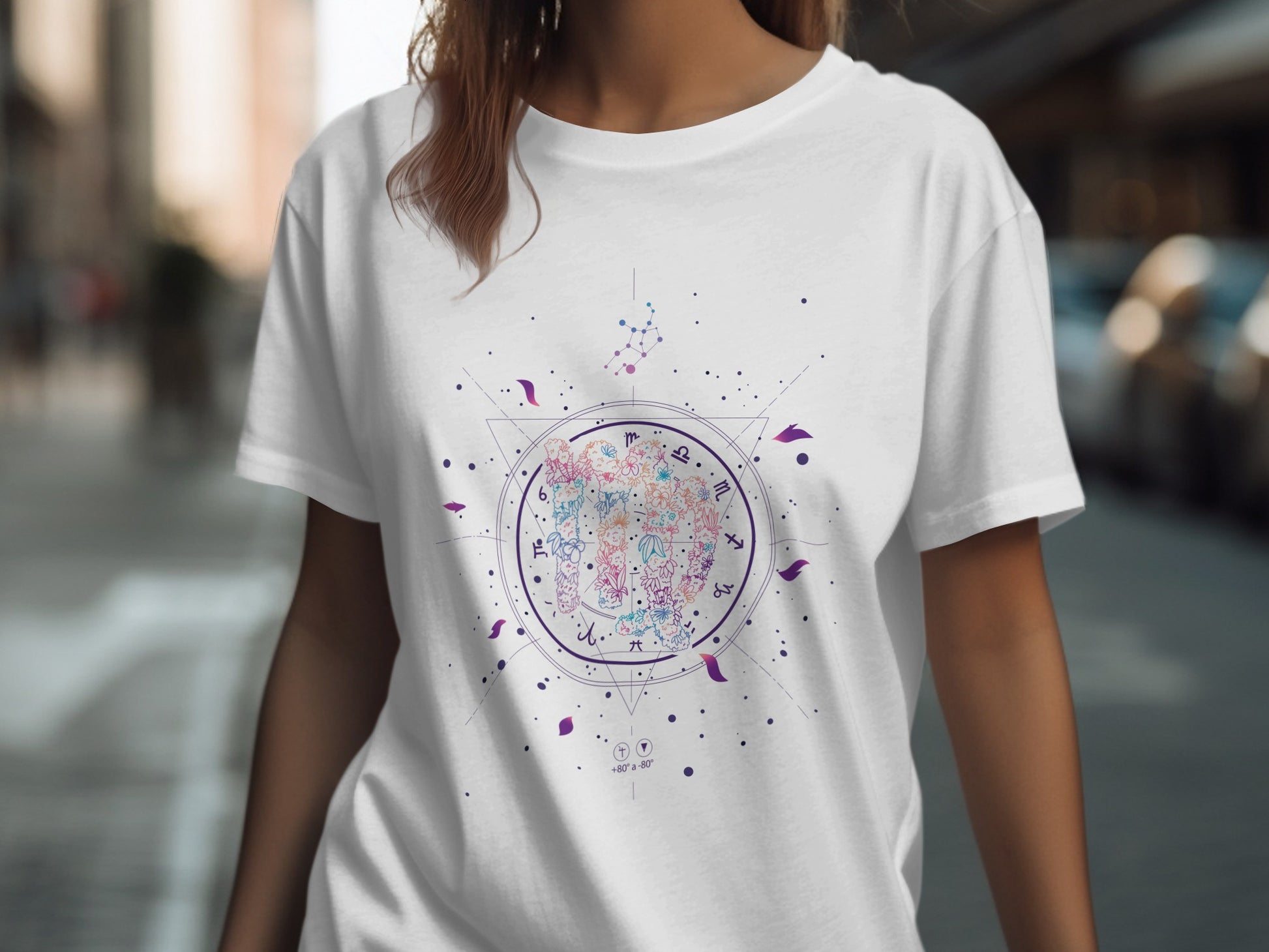 Abstract Geometric Pattern T-Shirt Design