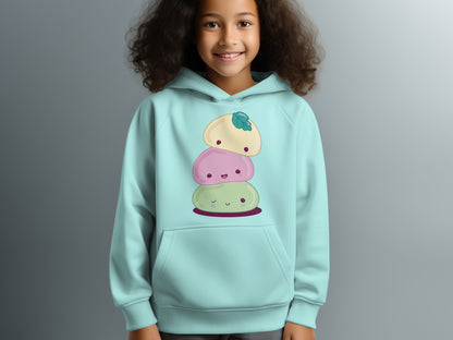 Cute Stacked Dumplings Design on Hoodie Product