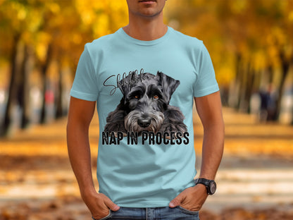 Nap In Process Graphic T-Shirt for Dog Lovers