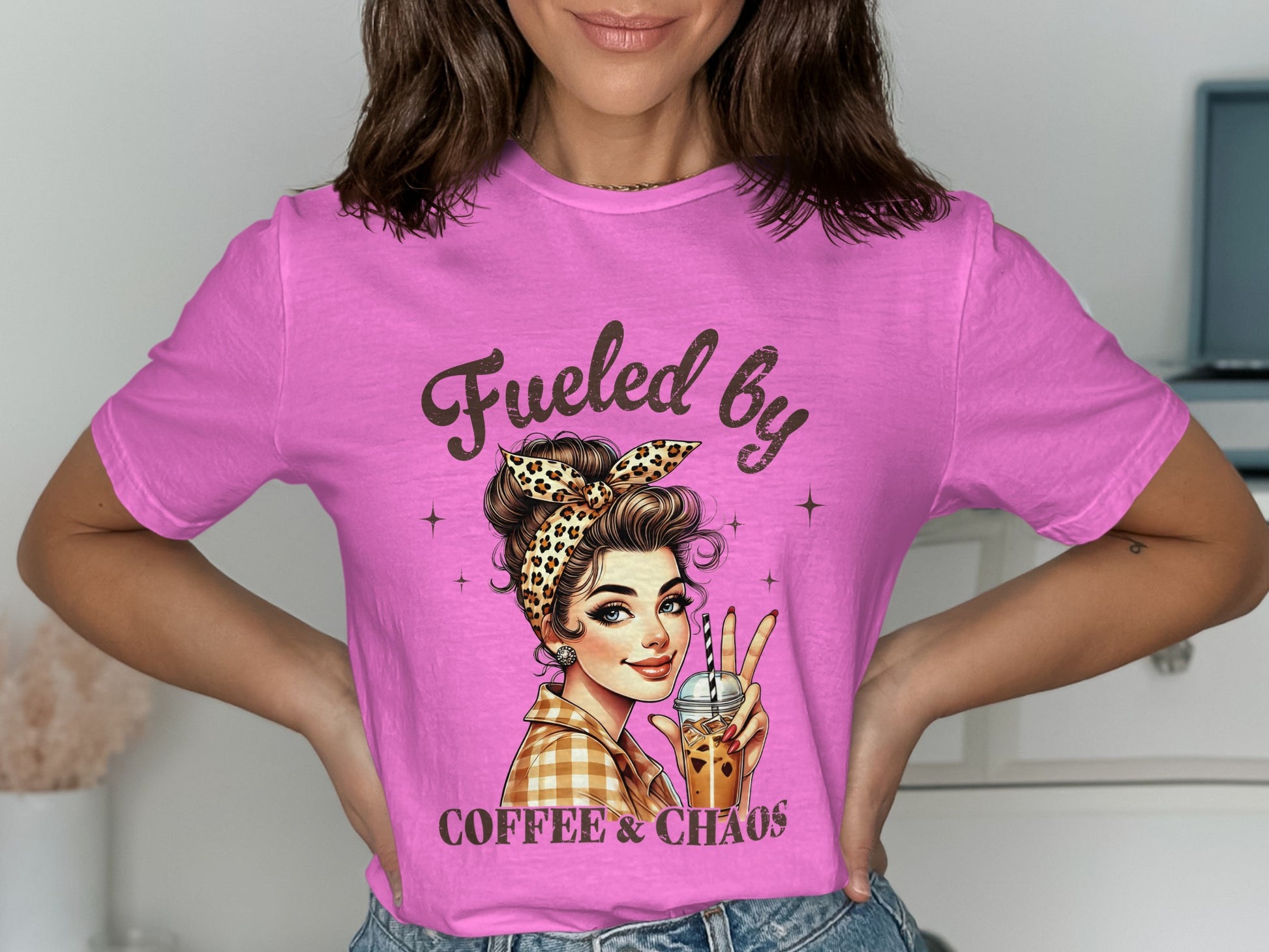 Fueled by Coffee and Chaos Graphic Tee