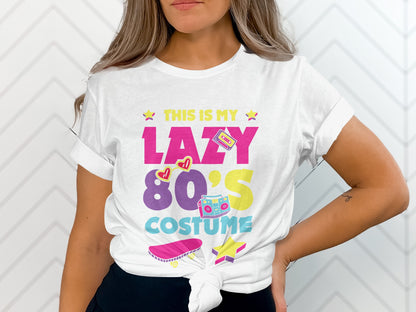 This Is My Lazy 80's Costume T-Shirt