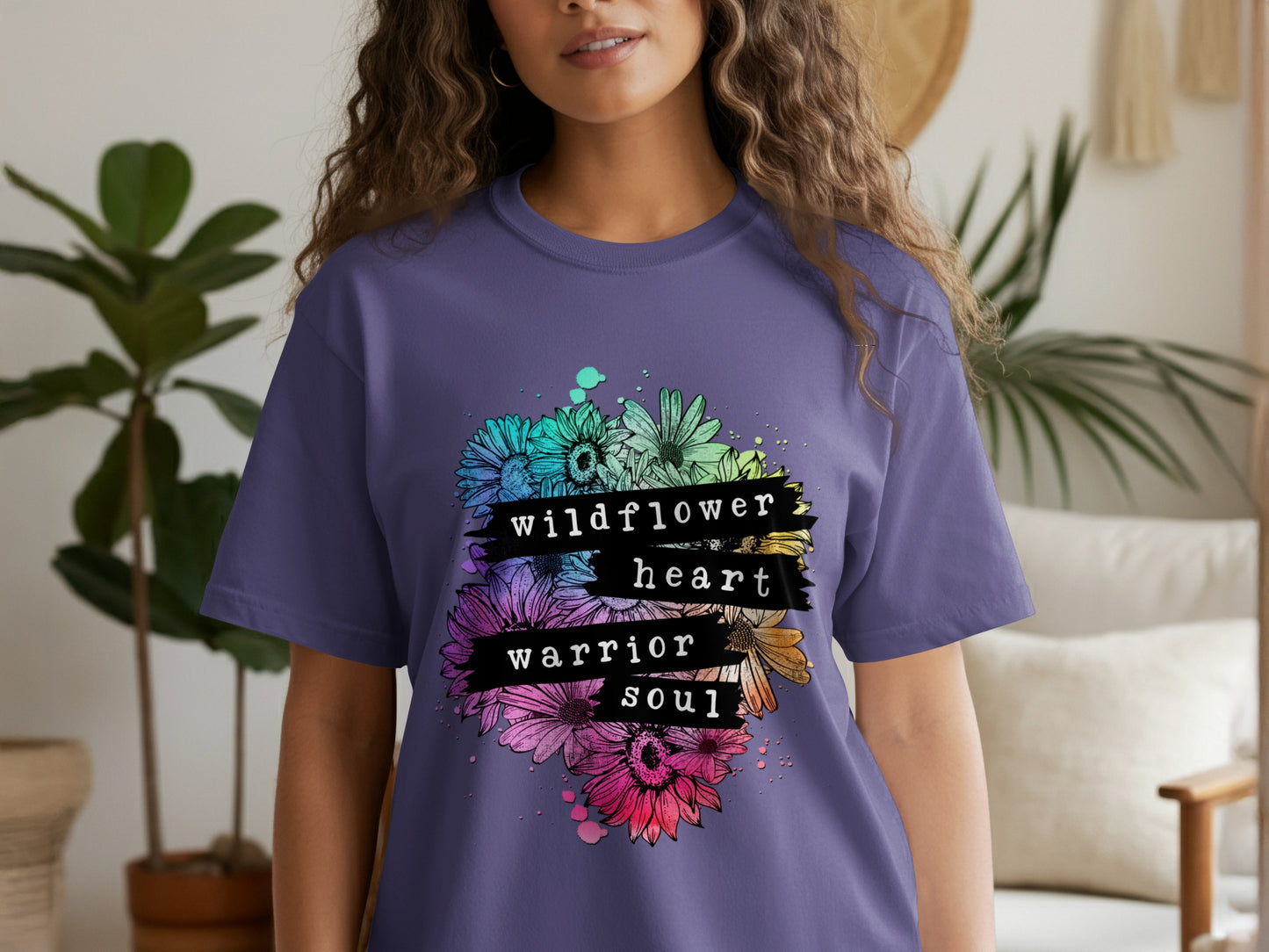Wildflower Heart Warrior Soul Women's T-shirt