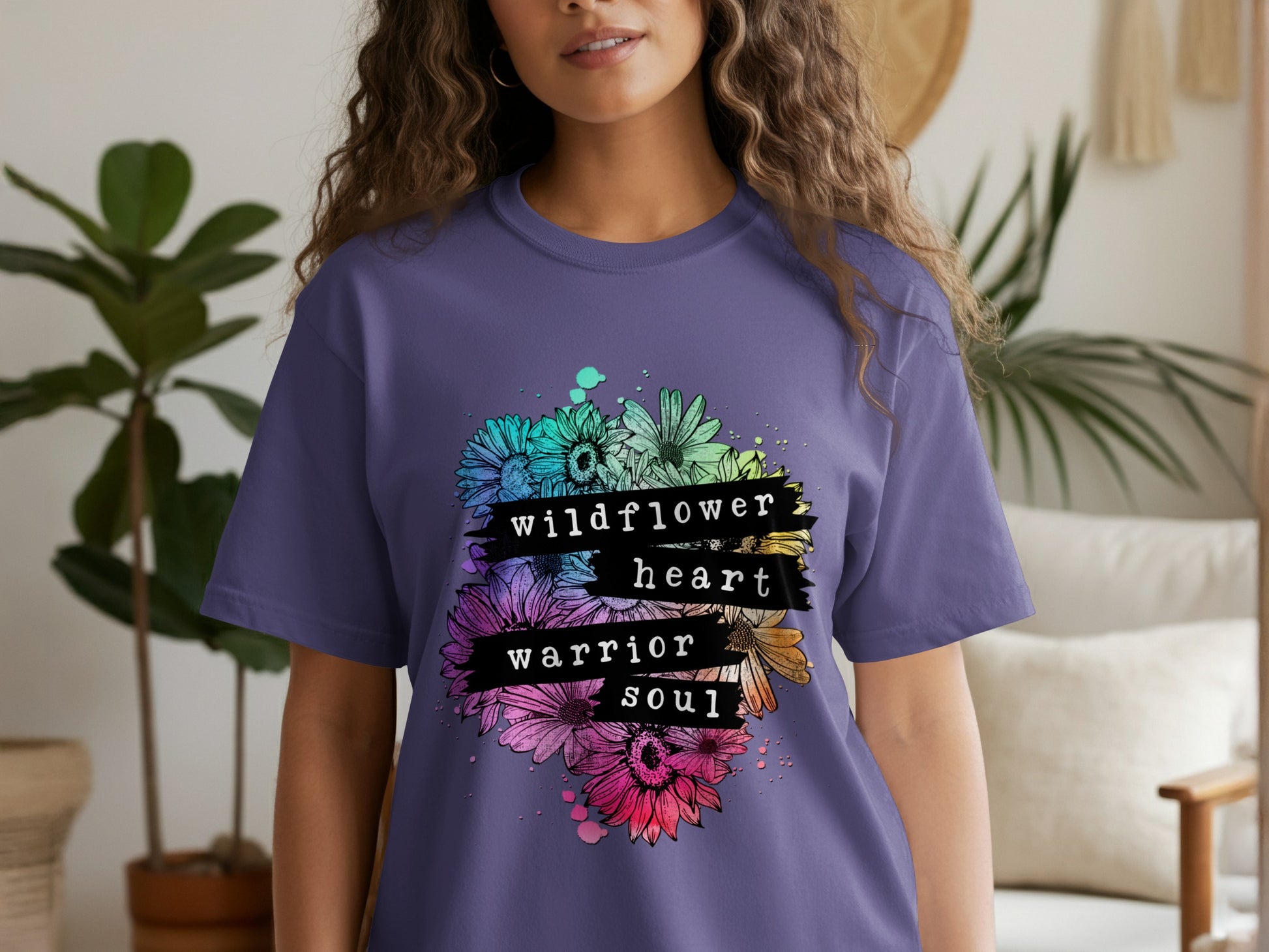 Wildflower Heart Warrior Soul Women's T-shirt