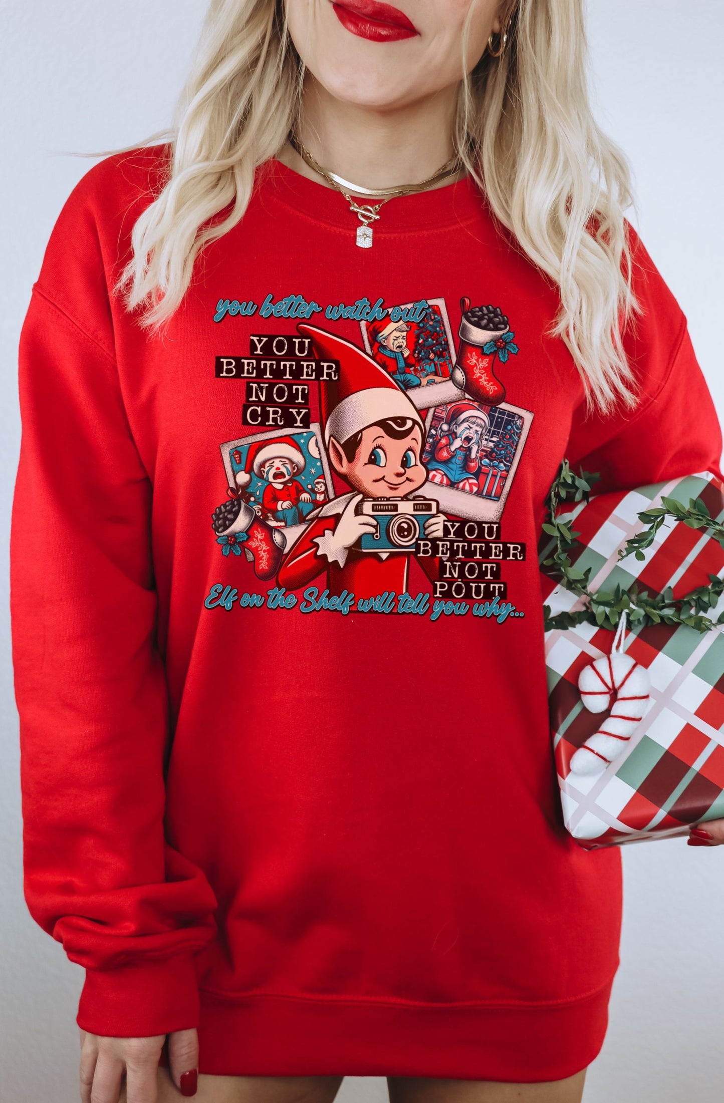 You Better Watch Out Christmas Sweatshirt product