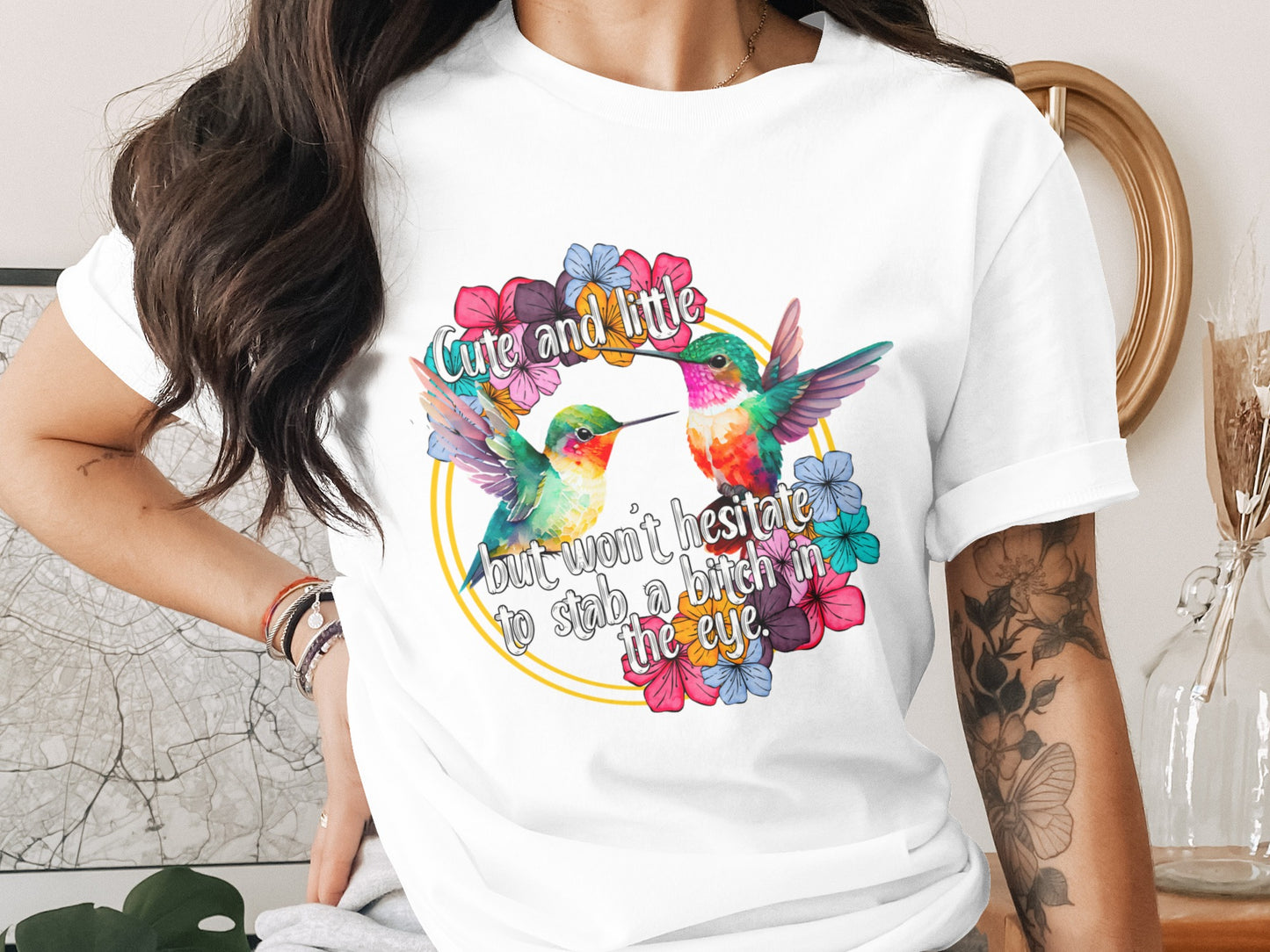 Cute and Little but Savage Graphic Tee