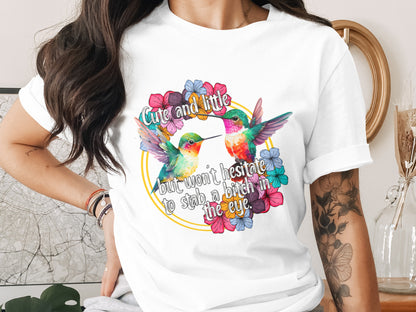Cute and Little but Savage Graphic Tee