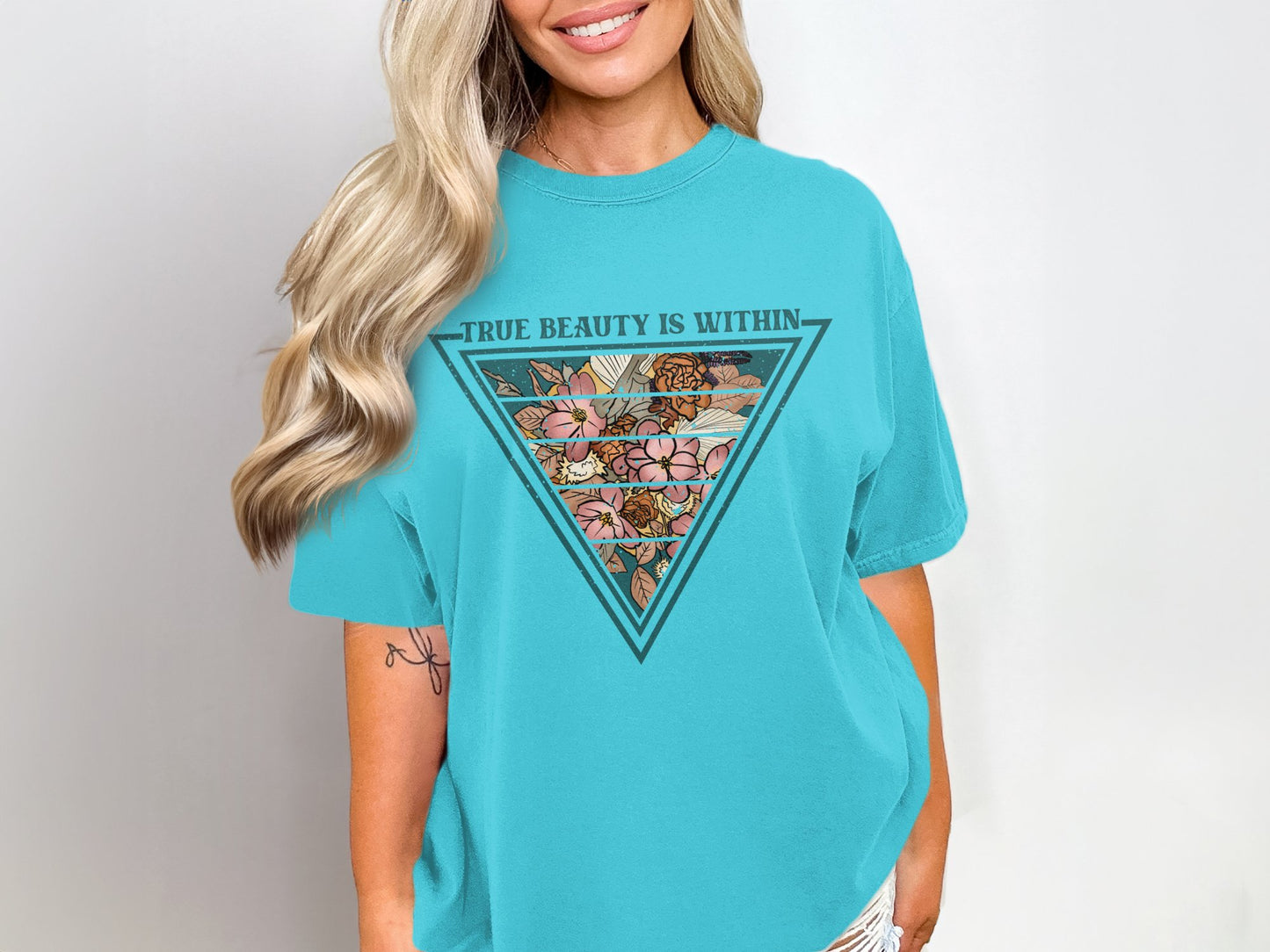 True Beauty Is Within Triangle Graphic Shirt