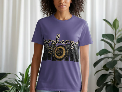 Unique Archery Mom Graphic T-Shirt for Comfortable Wear