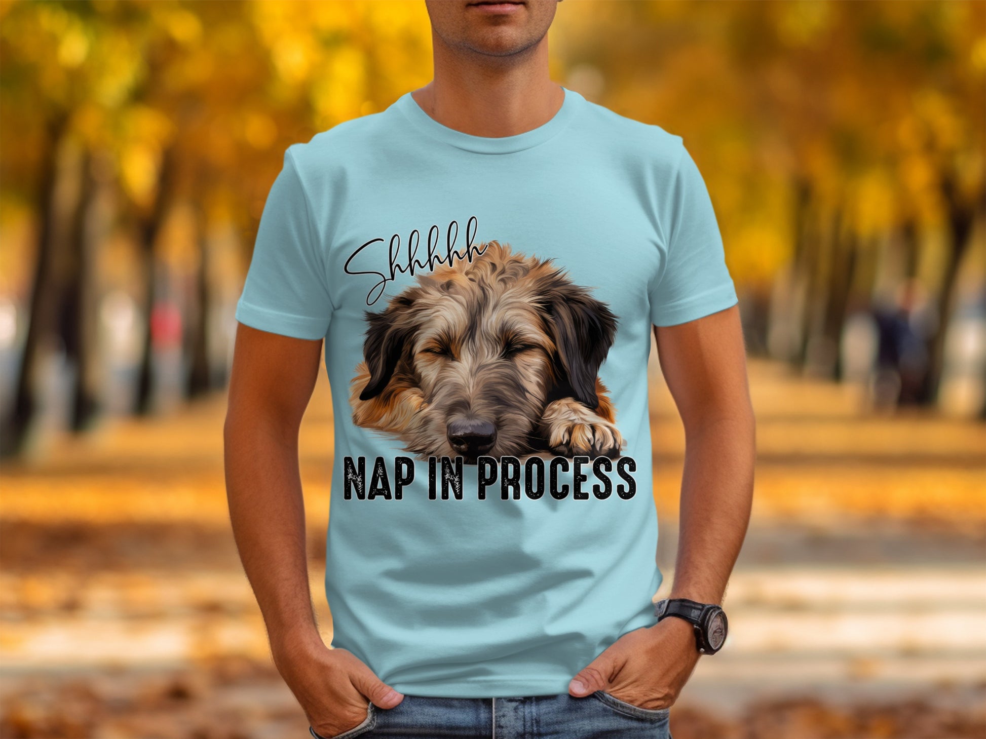 Shhhhhh Nap In Process Dog Lovers Funny T-shirt