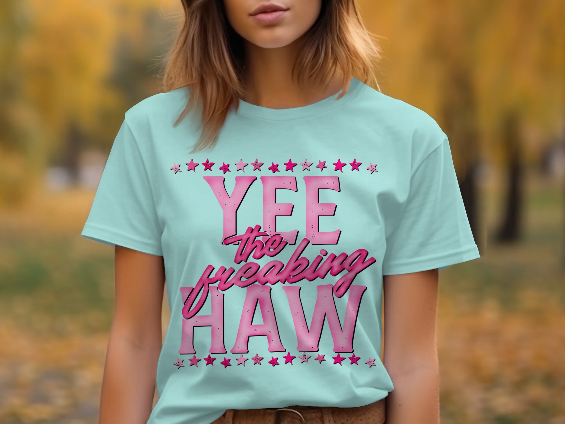 Yee The Freaking Haw Graphic Teeshirt
